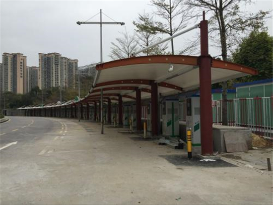 膜結(jié)構(gòu)停車棚